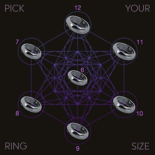 Genuine Magnetic Hematite Rings, 3 Rings in Each Order, Black Hematite Ring LUXSTRA Au supplements