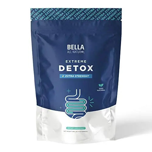 Bella All Natural Extreme Detox Tea - Body Cleanse, Colon Cleanser & Detox, Natural Herbs Bella All Natural uk supplements