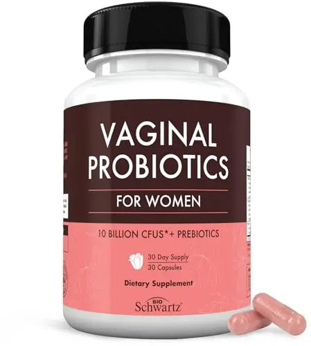 16in1 Vaginal Probiotics for Women (10 Powerful Strains + Organic Prebiotics) BioSchwartzAU supplements
