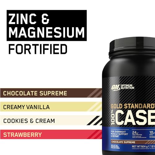 Optimum Nutrition Gold Standard 100% Casein Slow Digesting Protein Powder with Zinc Optimum Nutrition Au supplements