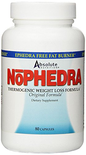 Absolute Nutrition Thermogenic Fat Burners, Nophedra Capsules, 80 Count Bottle Absolute NutritionAU supplements