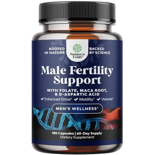 Prenatal Multivitamin Male Fertility Supplement 180ct - Mens Fertility Supplement Natures CraftAU supplements