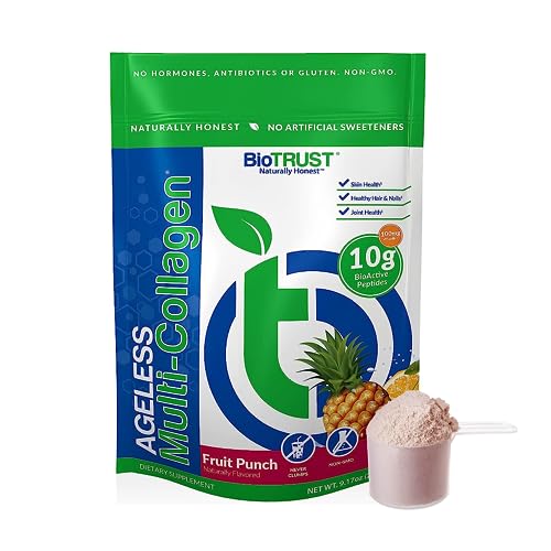 BioTrust Ageless Multi Collagen Peptides Powder – 5 Types (I, II, III, V, X) – Hydrolyzed BioTrustAU supplements