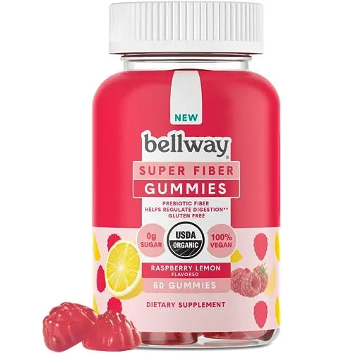 Bellway Super Fiber Gummies for Adults - Sugar Free Organic Fiber Supplement BellwayAU supplements