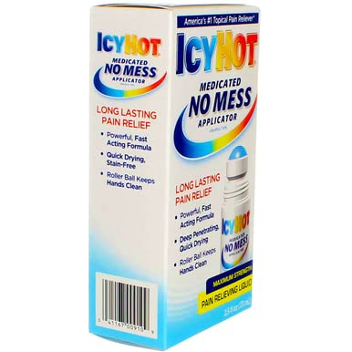 Icy Hot Medicated No Mess Applicator Max-Strength 2.5 Ounce (73ml) (6 Pack) Icy Hot Au supplements