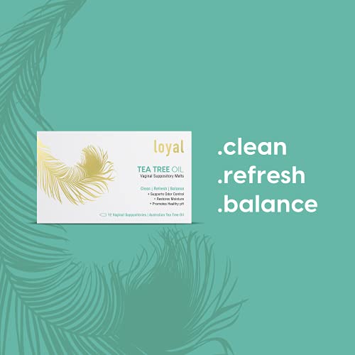 Loyal Tea Tree Oil - Suppository Melts - Supports Odor Control - Soothes Discomfort - Promotes Healthy pH Loyal Au supplements