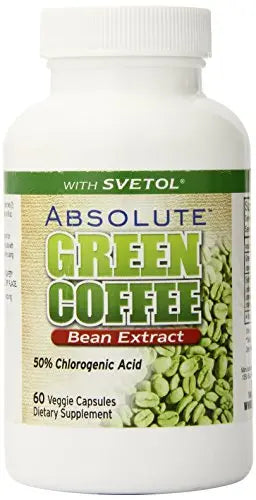 Absolute Nutrition Diet Supplement, Green Coffee Bean Extract with Svetol, 60 Count Absolute NutritionAU supplements