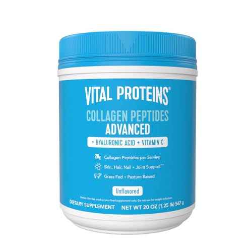 Vital Proteins Collagen Peptides Powder with Hyaluronic Acid and Vitamin C, Unflavored Vital Proteins Au supplements