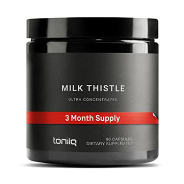 Toniiq Ultra High Strength Milk Thistle Capsules - 25,000mg 50x Concentrated Extract Toniiq Au supplements