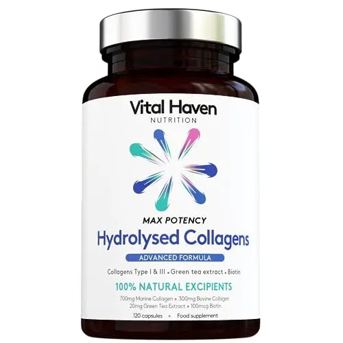Advanced Collagen Complex - Hydrolised Marine Collagen (Type I) + Hydrolised Bovine Grass Vital HavenAU supplements