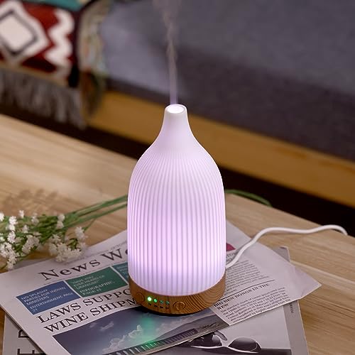 Coolego Ceramic Diffuser, 100ml Essential Oil Diffuser Ultrasonic Cool Mist Aromatherapy Diffuser Coolego Au supplements