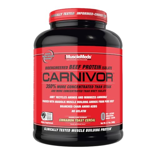 MuscleMeds Carnivor Beef Protein Isolate, 0 Lactose, 0 Sugar, 0 Fat, 0 Cholesterol MuscleMeds Au supplements