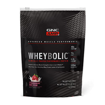 GNC AMP Wheybolic Protein Powder | Targeted Muscle Building and Workout Support GNC Au supplements