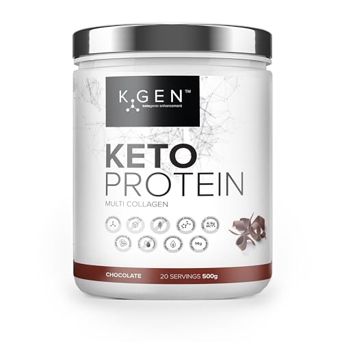 K-GEN™ Keto Collagen Protein Powder Natural Multi Collagen Chocolate Blend, Coconut MCT Vitamin C+B6 K GEN ketogenic enhancement Au supplements