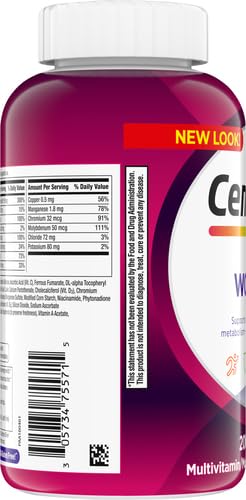 Centrum Multivitamin Tablet for Women, Multivitamin/Multimineral Supplement with Iron, Vitamin D3, B Vitamins and Antioxidant Vitamins C and E Centrum Au supplements