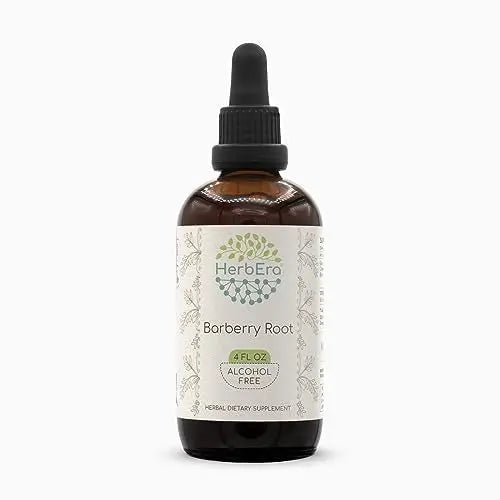 Barberry Root B120 Alcohol-Free Herbal Extract Tincture, Concentrated Liquid Drops Natural Barberry HerbEra uk supplements