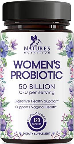 Probiotics for Women 4-in-1, 50 Billion CFU + Prebiotics, Vaginal Women's Probiotic Nature's NutritionAU supplements