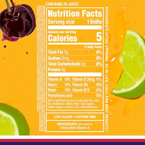Sparkling Ice, Cherry Limeade Sparkling Water, Zero Sugar Flavored Water, with Vitamins Sparkling ICE Au supplements