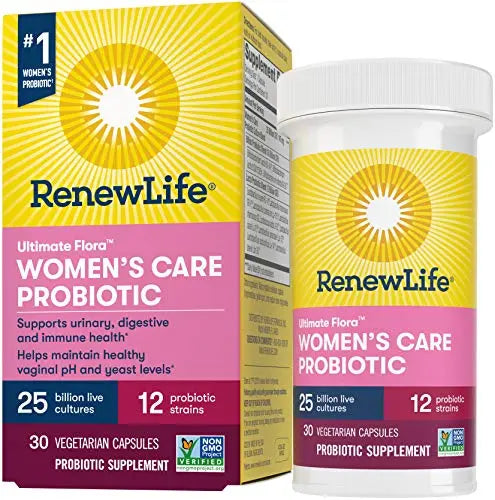 Renew Life Women’s Probiotic - Ultimate Flora Probiotic Women's Care, Shelf Stable Renew LifeAU supplements