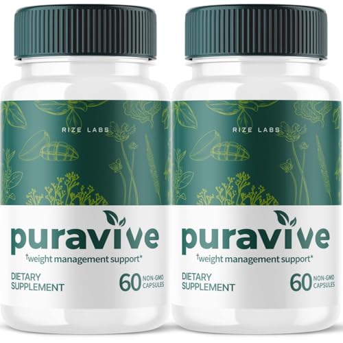 (2 Pack) Puravive Weight Loss Pills, Puravive Capsules Reviews Supplement, Purevive Capsules rize labsUS supplements