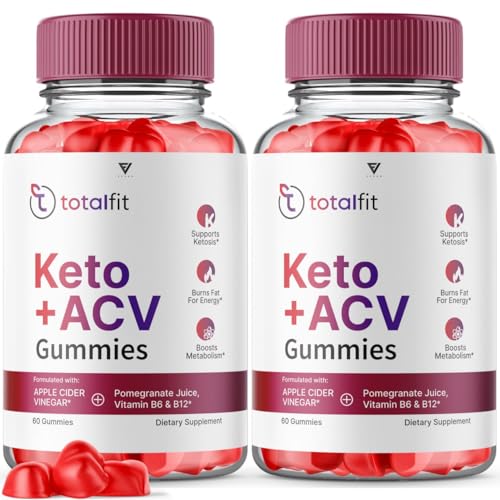 (2 Pack) Total Fit Keto ACV Gummies Advanced Weight Loss, Total Keto ACV Apple Cider FyvusUS supplements