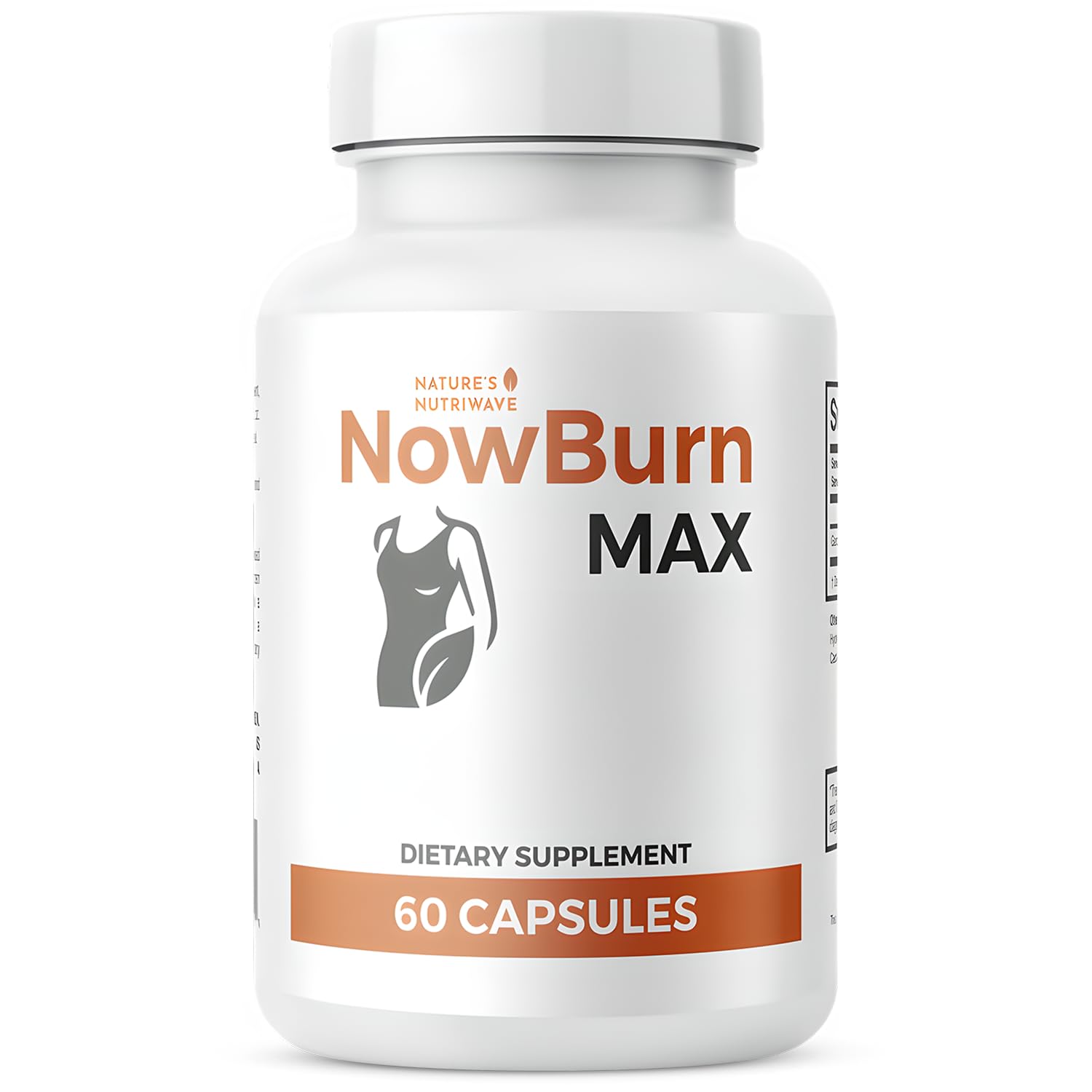 NowBurn Max – Natural Capsule Supplement with Garcinia Cambogia – Non-GMO, Easy to Take, Manufactured in USA in GMP-Certified Facility – 60 Capsules, 1 Month Supply Nature’s NutriWave Au supplements