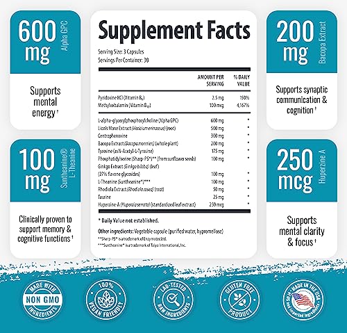 1 Body Brain Supplements for Memory and Focus - Support Healthy Brain 1 Body Au supplements