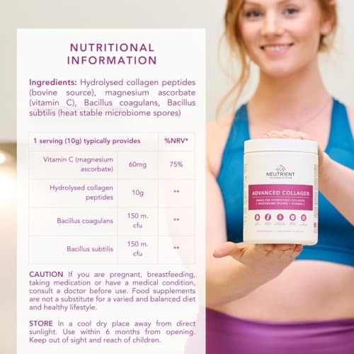 Neutrient™ Advanced Collagen Powder Supplement, Hydrolyzed Collagen Peptides Neutrient the science of nature Au supplements