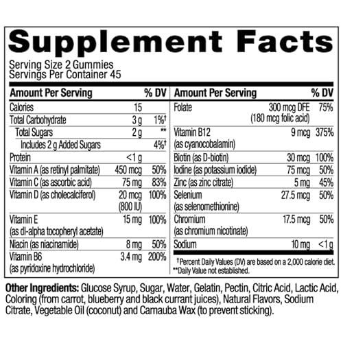 OLLY Men's Multivitamin Gummy, Vitamins A, C, D, E, B, Zinc, Blackberry Flavor, 45 Day Supply - 90 Count OLLY Au supplements