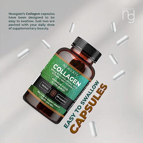 Newgate Labs Marine Collagen 350mg with Hyaluronic Acid, Vitamin C & Vitamin E Newgate Labs Au supplements
