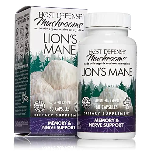 Host Defense, Lion's Mane Capsules, Promotes Mental Clarity, Focus and Memory Host Defense uk supplements