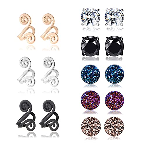 Ronglry Acupressure Slimming Earrings Therapy Weight Loss Earrings for Women Men RonglryAU supplements