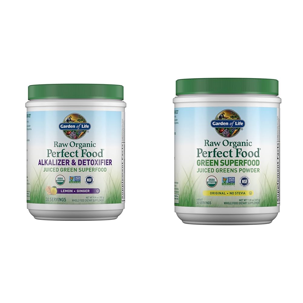 Garden of Life Raw Organic Perfect Food Alkalizer & Detoxifier Juiced Greens Superfood Garden of Life Au supplements