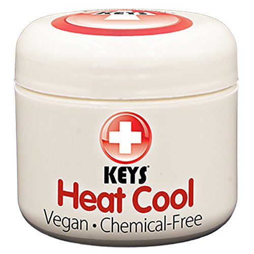 Keys Heat Cool Vegan, Chemical-Free, All Natural Therapy for Muscle Aches, Joints, and Sports Injuries made with Pure Organic Avocado Oil, Camphor, Menthol, and Wintergreen, No Petrolatum, 2 ounces Keys Au supplements