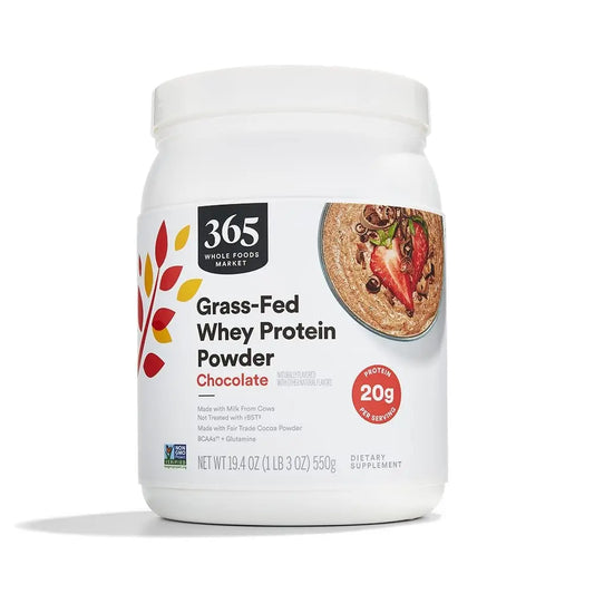 365 by Whole Foods Market, Chocolate Grass Fed Whey Protein, 19.4 Ounce 365 by Whole Foods MarketAU supplements