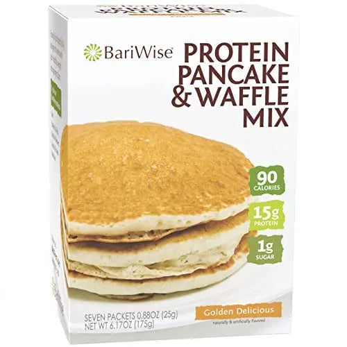 BariWise Protein Pancake & Waffle Mix, Golden Delicious, Low Sugar & Low Carb (7ct) BariWise uk supplements