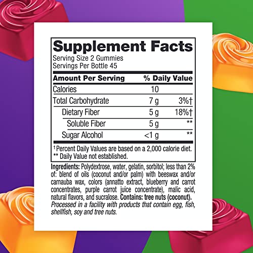 Vitafusion Fiber Well Sugar Free Fiber Supplement, Peach, Strawberry And Blackberry Vitafusion Au supplements