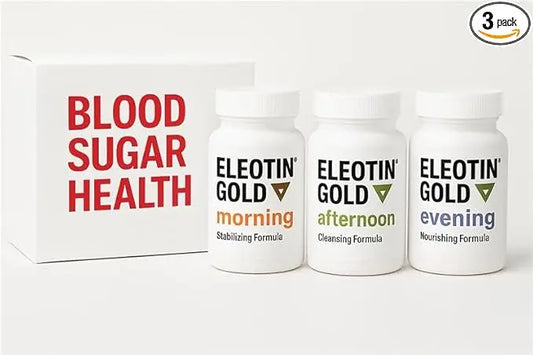 Eleotin Gold Capsules Value Pack Set for Balanced Metabolic Health | Healthy Circulation | Premium Herbal Ingredients | 3 Bottles of Different Formula | 60 Capsules Each EleotinAu supplements