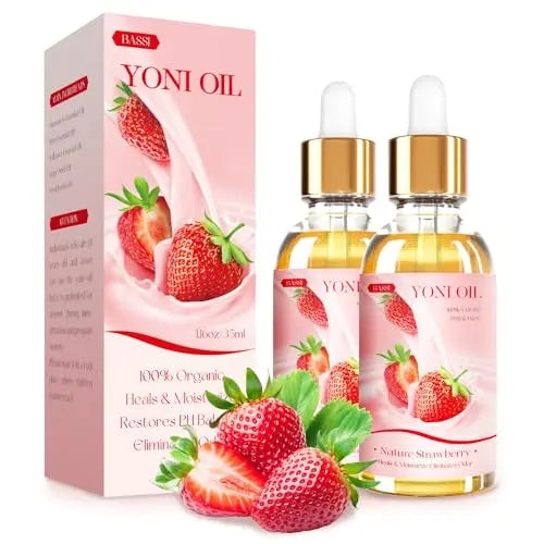 BASSI 2PCS Yoni Oil Organic Feminine Oil Vaginal Moisturizer - Ph Balance for Women - Feminine Deodorant BASSI uk supplements