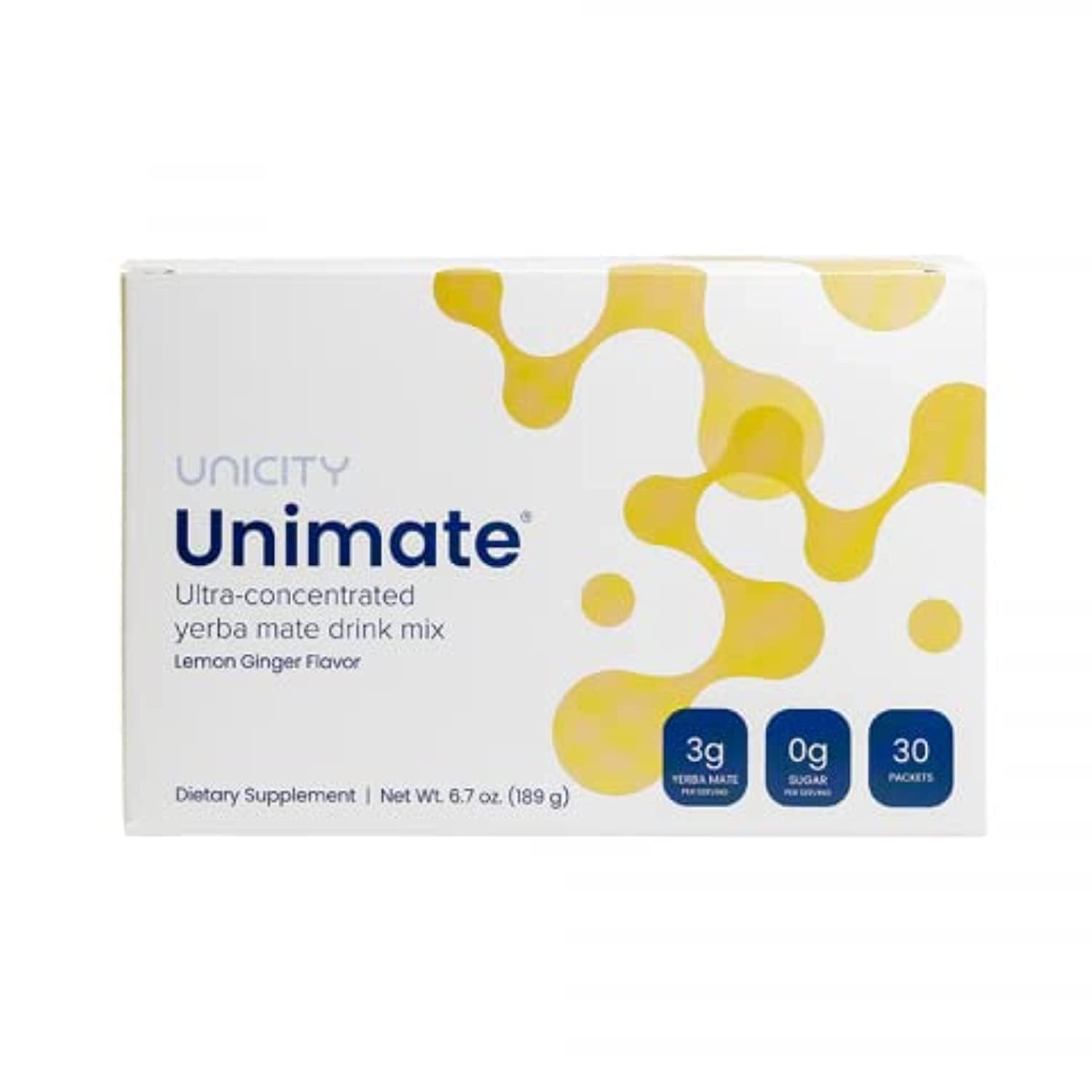 Unicity UNIMATE (Lemon Ginger, 30 Pouches) Unicity Au supplements