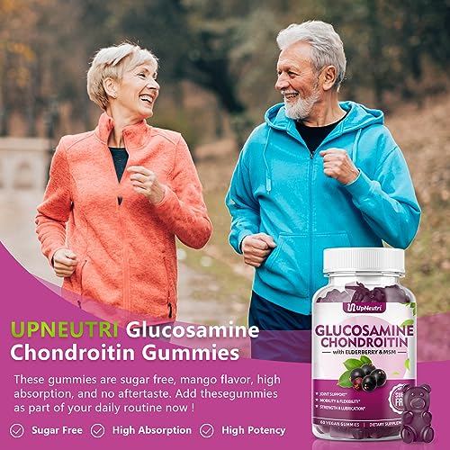 UPNEUTRI Glucosamine Chondroitin Gummies Sugar Free, Extra Strength 1500mg Glucosam UPNEUTRI Au supplements