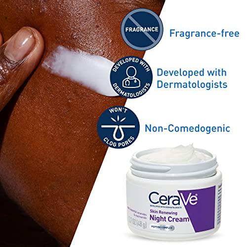 CeraVe Skin Renewing Night Cream | Niacinamide, Peptide Complex CeraVe Au supplements