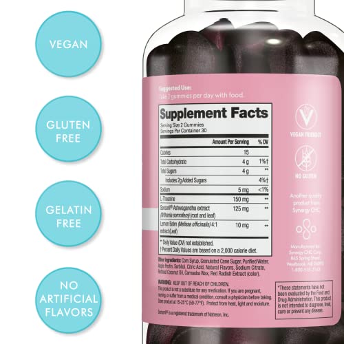 Flat Tummy Tea Ashwagandha Gummies (60 Count) feat. Lemon Balm - Destress,Calm Flat Tummy Tea Au supplements