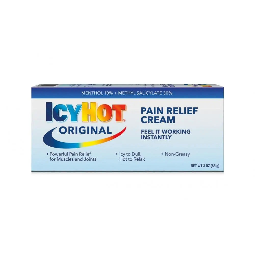 ICY HOT Pain Relieving Cream Extra Strength 3 oz ( Packs of 5) Icy Hot uk supplements