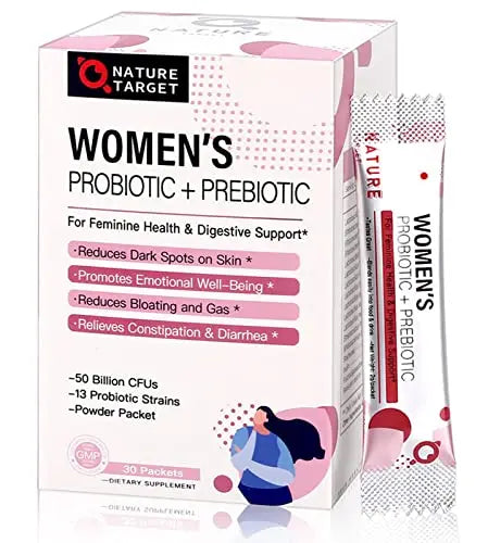 Probiotics for Women Probiotic Powder Supplement - Prebiotics and Probiotics for Weight Loss NATURE TARGETAU supplements