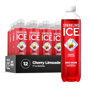Sparkling Ice, Cherry Limeade Sparkling Water, Zero Sugar Flavored Water, with Vitamins Sparkling ICE Au supplements