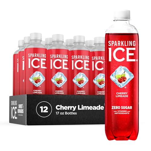 Sparkling Ice, Cherry Limeade Sparkling Water, Zero Sugar Flavored Water, with Vitamins Sparkling ICE Au supplements