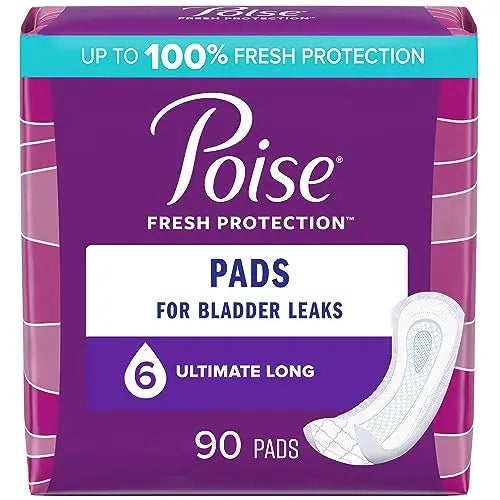 Poise Incontinence Pads & Postpartum Incontinence Pads, 6 Drop Ultimate PoiseAU supplements