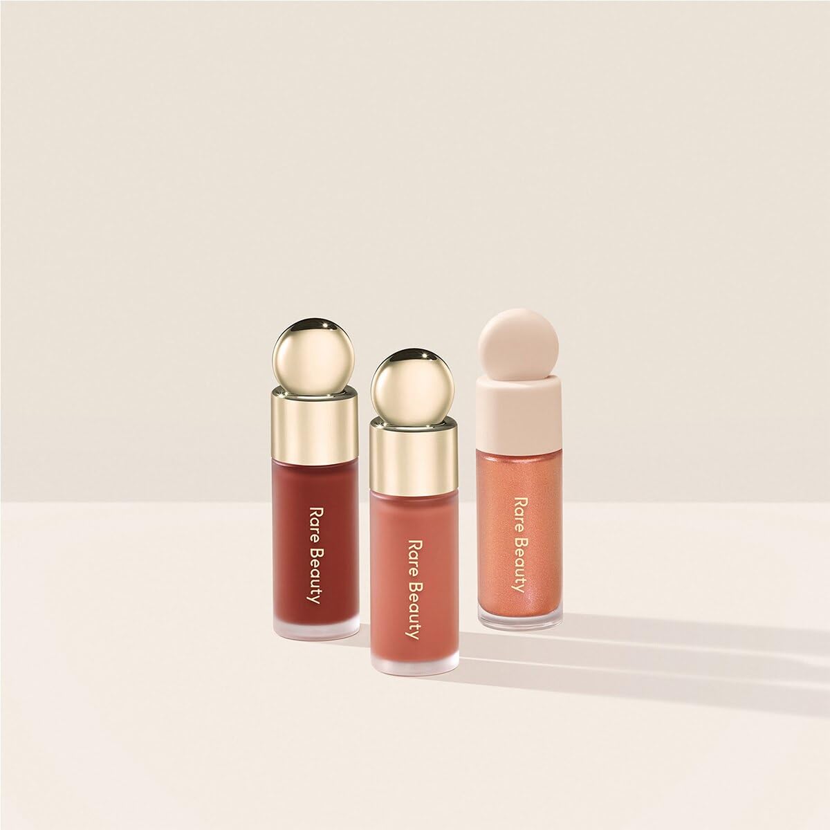 Rare Beauty Limited Edition Mini Blush & Luminize Trio - Beloved - Virtue - Enliven - New In Box Rare Beauty Au supplements