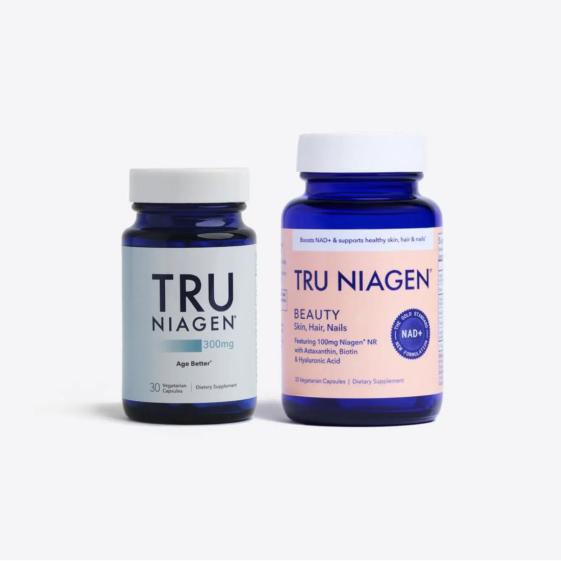 TRU NIAGEN 300mg + Beauty Bundle. A Comprehensive Bundle for Daily NAD+ Support with targeted Beauty Actives for Healthy Skin, Hair, and Nails at The Cellular Level. TRU NIAGEN Au supplements